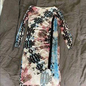 BEBE long sleeve dress